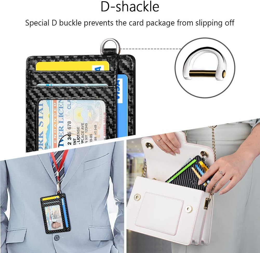 Thumbnail 3 de FurArt portefeuille minimaliste fin avec blocage RFID et fenêtre d’identification