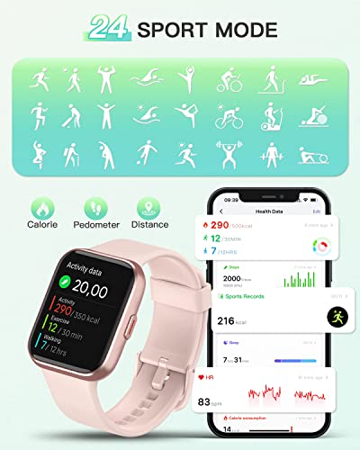 Thumbnail 6 de Montre Connectée Femme 1,7" avec SpO2