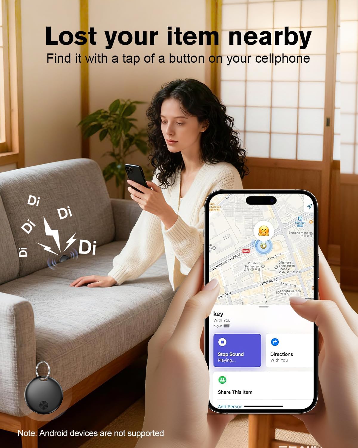 Detalle 2 de Smart Tracker Tag Item Finder 4Pack for Apple Find My