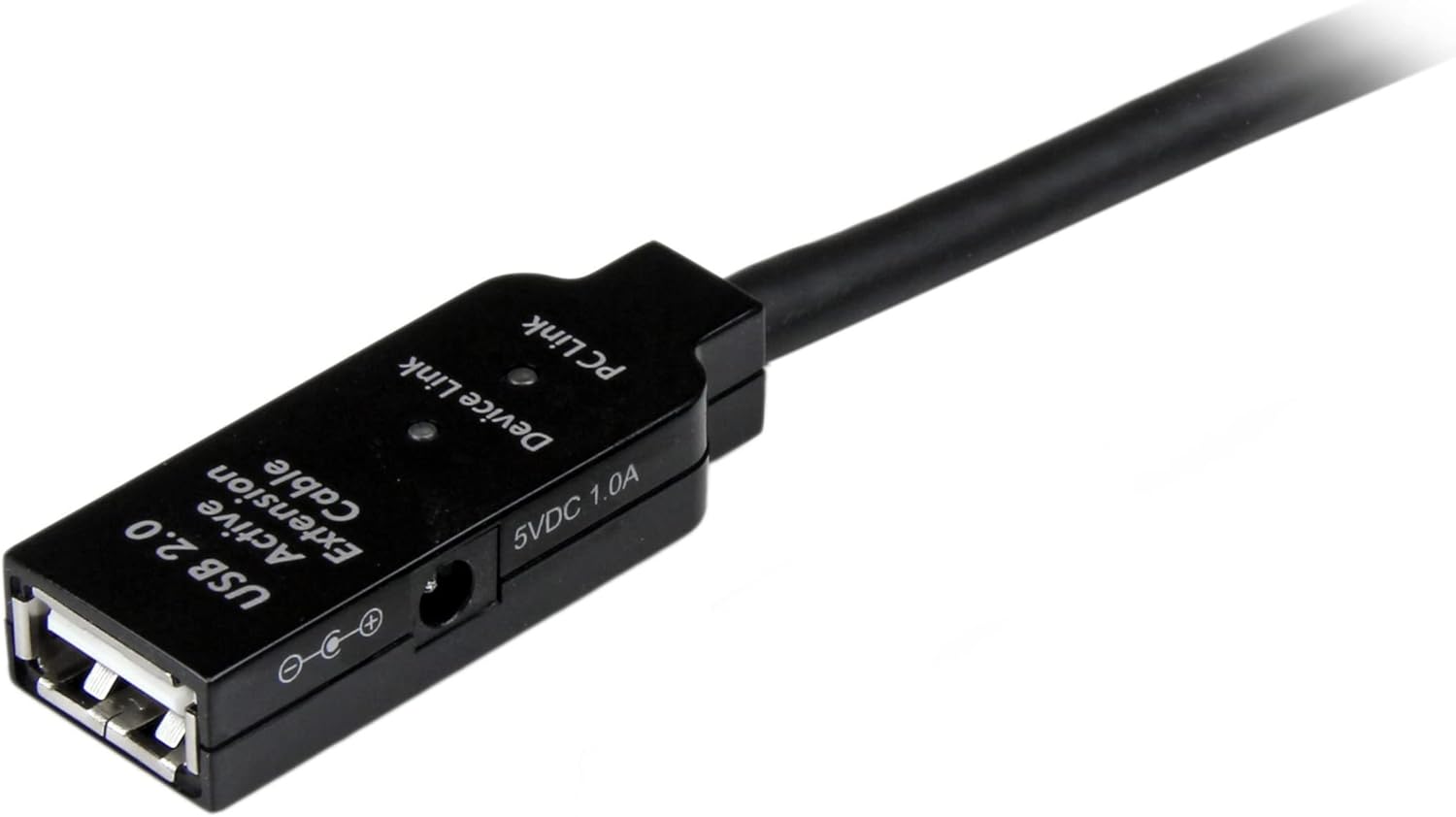 Detalle 2 de StarTech.com 25 m aktives USB 2.0 Verlängerungskabel – Repeater/Signalverstärker, USB-A zu USB-B, aktiv, schwarz