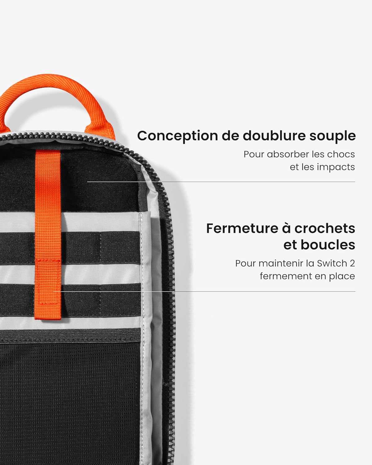 Thumbnail 4 de tomtoc Sac à bandoulière Sling Bag pour Nintendo Switch 2 (2025) avec housse de protection et 8 cartouches