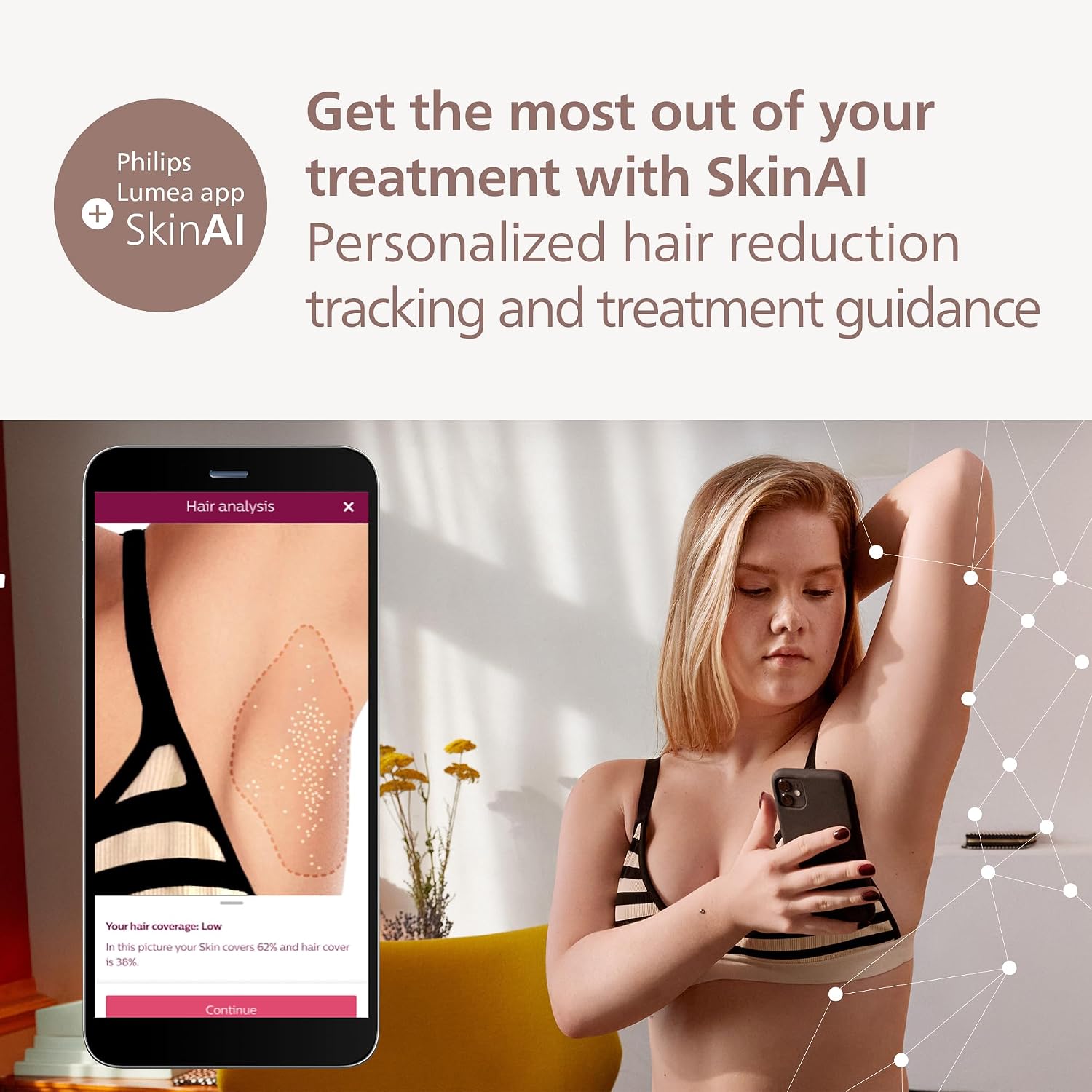 Detalle de Philips Lumea 9900 Series IPL Hair Removal Device (BRI951/01)