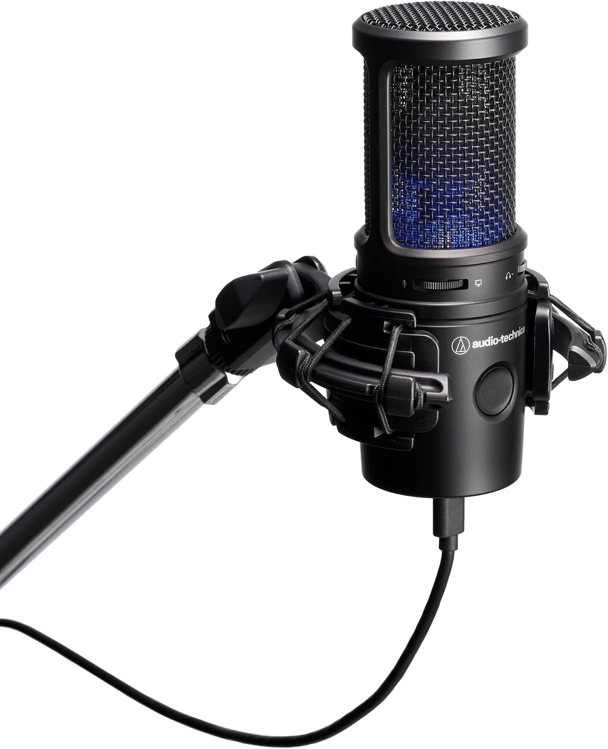 Thumbnail 1 de オーディオテクニカ AT2020USB-X USBコンデンサーマイク AT8455ショックマウント付属、24bit/96kHz・タッチミュート