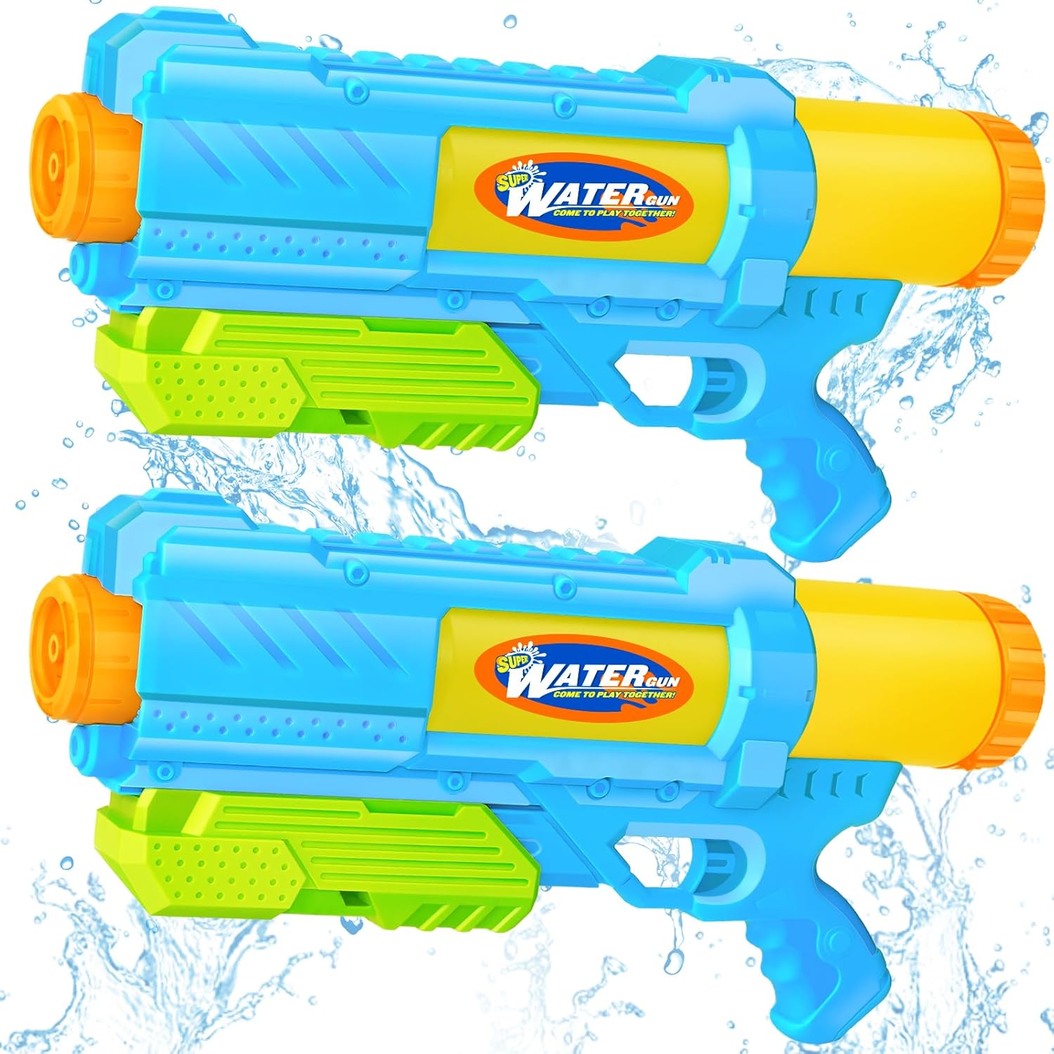 Thumbnail 6 de Super Water Gun for Kids Adults: 2 Pack 1200cc Soaker with Impressive Range