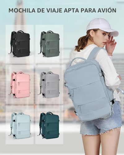 Thumbnail 8 de SZLX Mochila de cabina 40×30×20 para Ryanair, Vueling y más