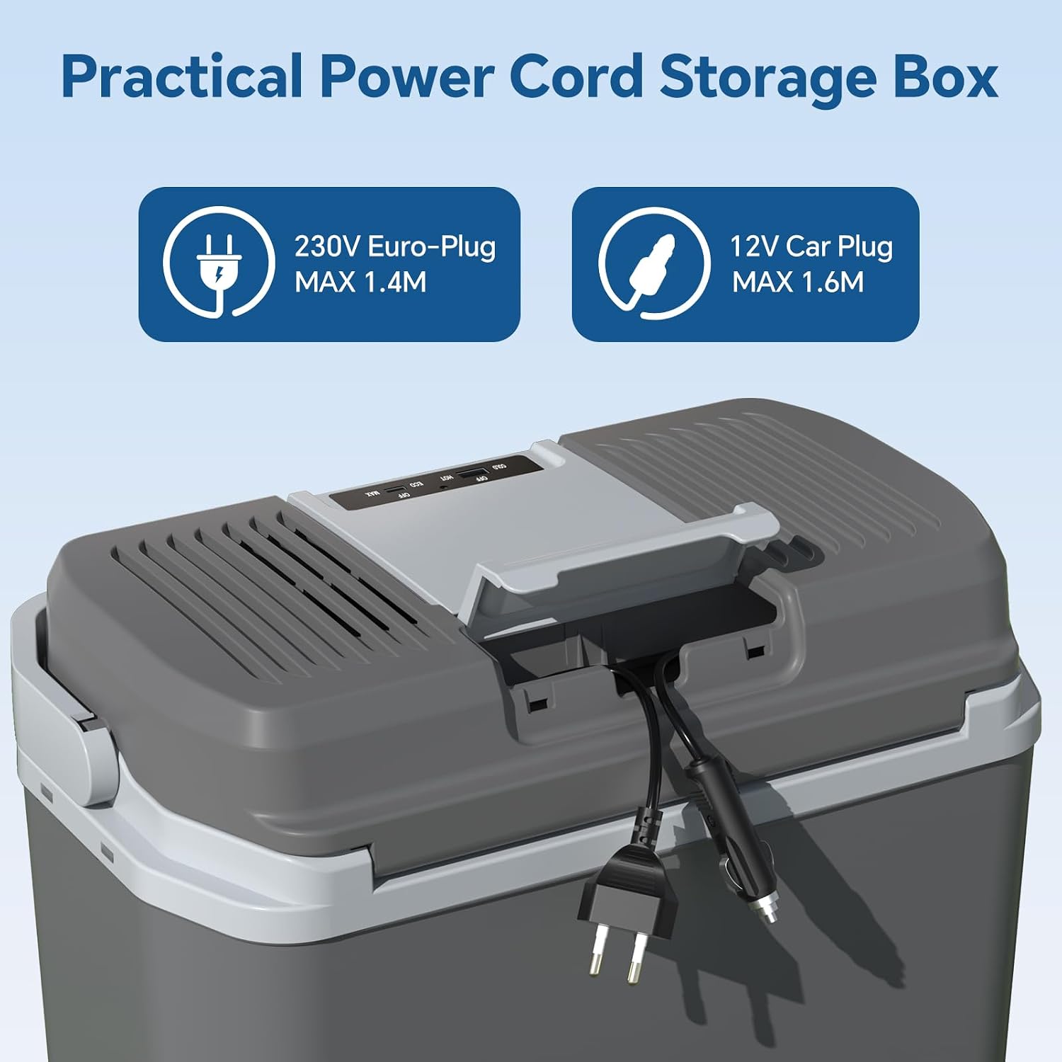 Thumbnail 1 de TOOHUB 24 L Kühlbox für Auto – Kühlbox mit ECO & MAX Modus, 12V/230V, leise