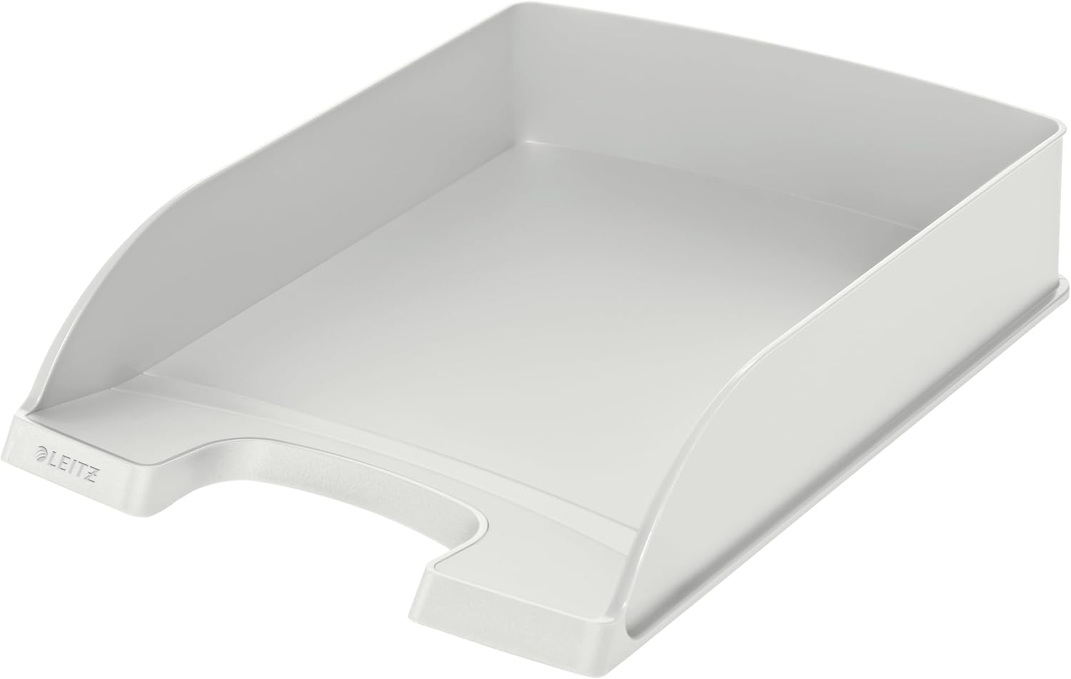 Detalle de Leitz 52270085 Lot de 3 corbeilles à courrier Standard A4 – qualite supérieure, empilables, gris