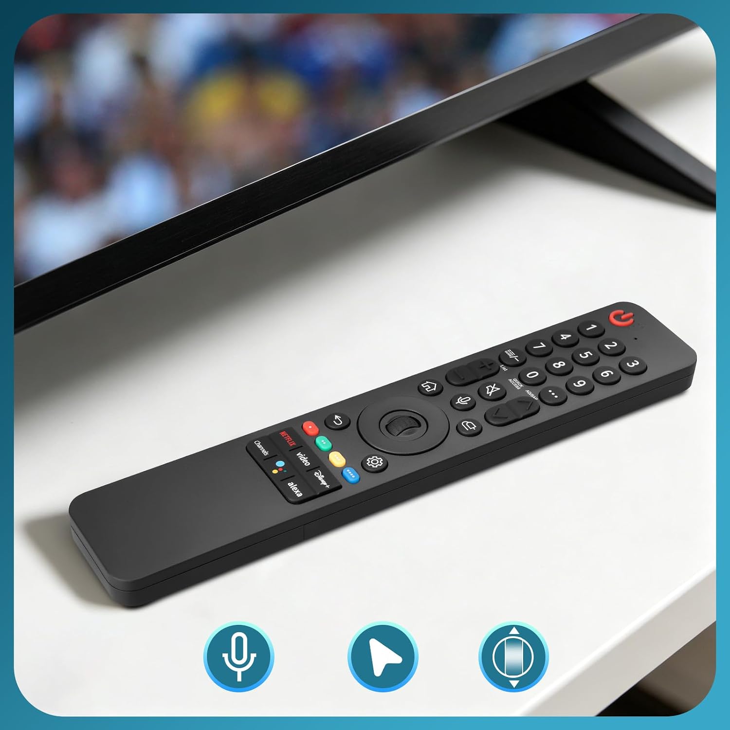 Detalle de Voice-Magic LG TV Remote Replacement, MR25GA