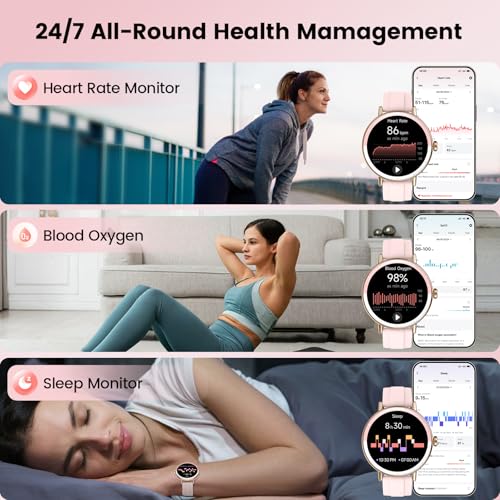 Detalle de Reloj Inteligente Mujer Cillso con llamadas Bluetooth y pantalla 1,27” HD (DR05)