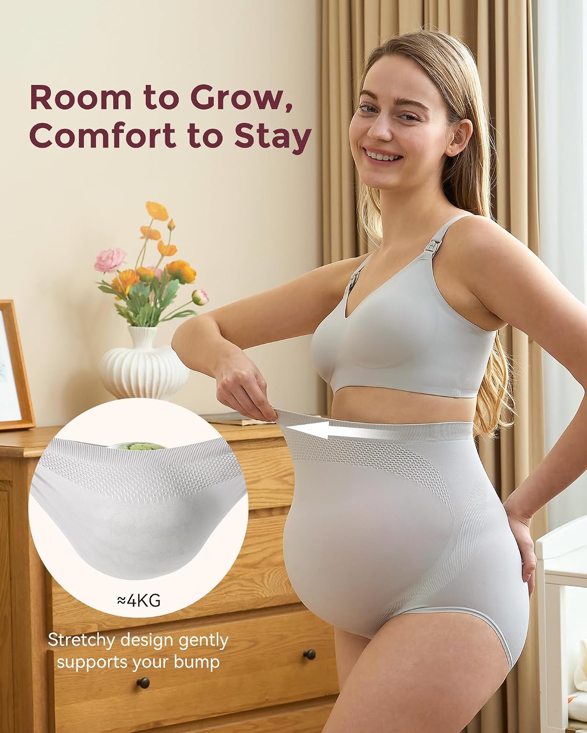 Thumbnail 1 de Momcozy Women's Maternity High Waist Underwear 🤰