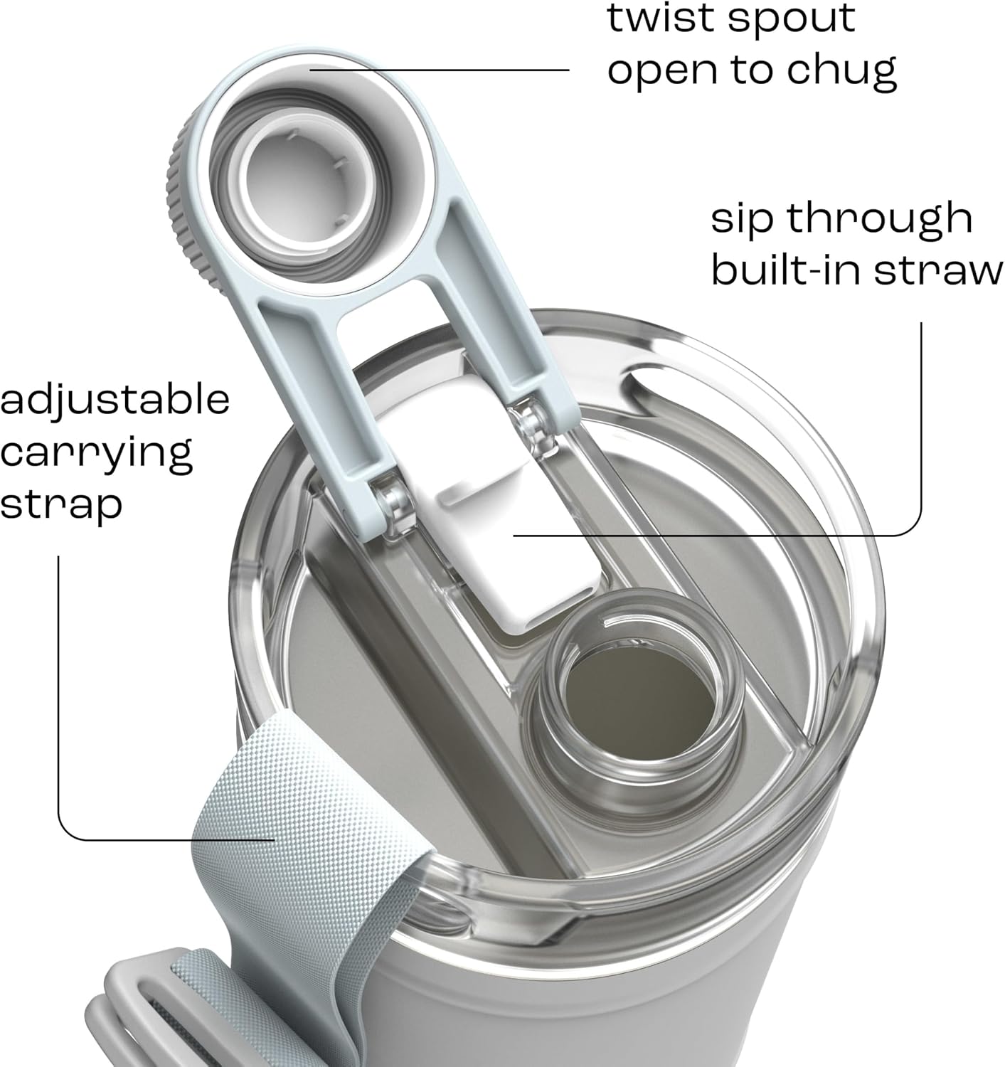 Detalle de bubba Insulated Stainless Steel Water Jug, 64 oz