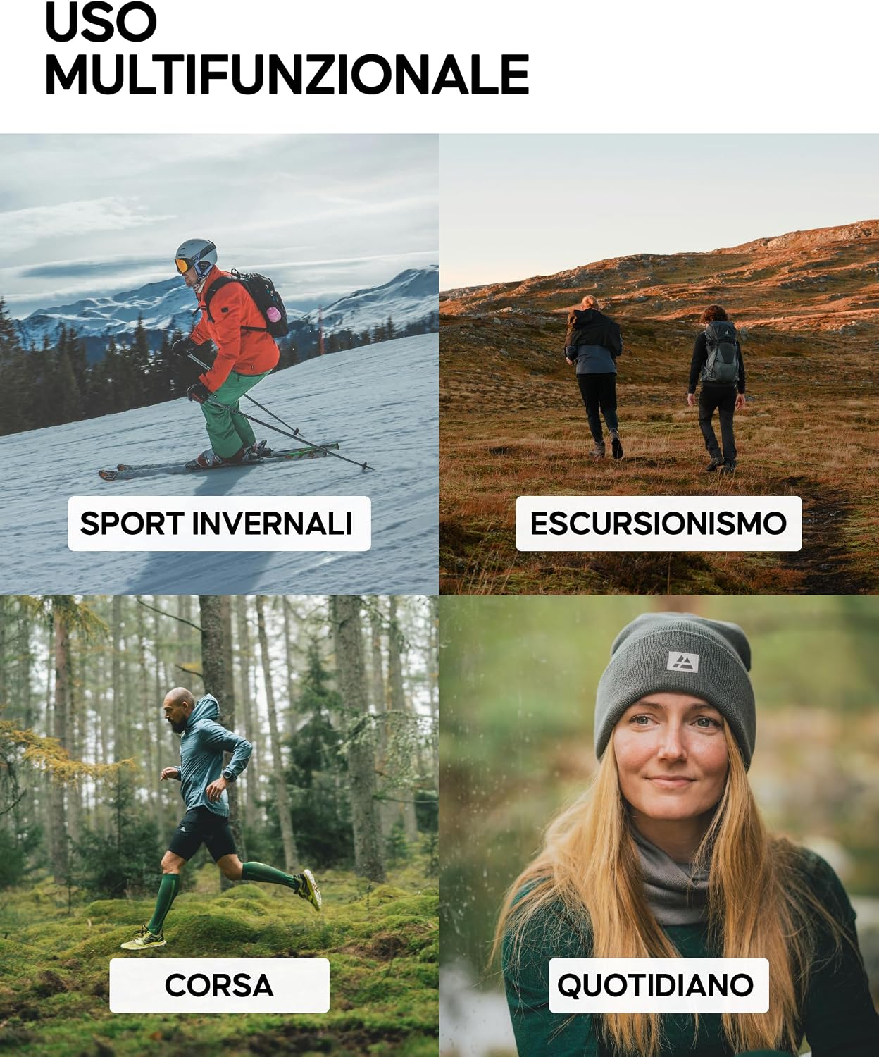 Thumbnail 5 de DANISH ENDURANCE Scaldacollo in lana merino per uomo e donna 🧣