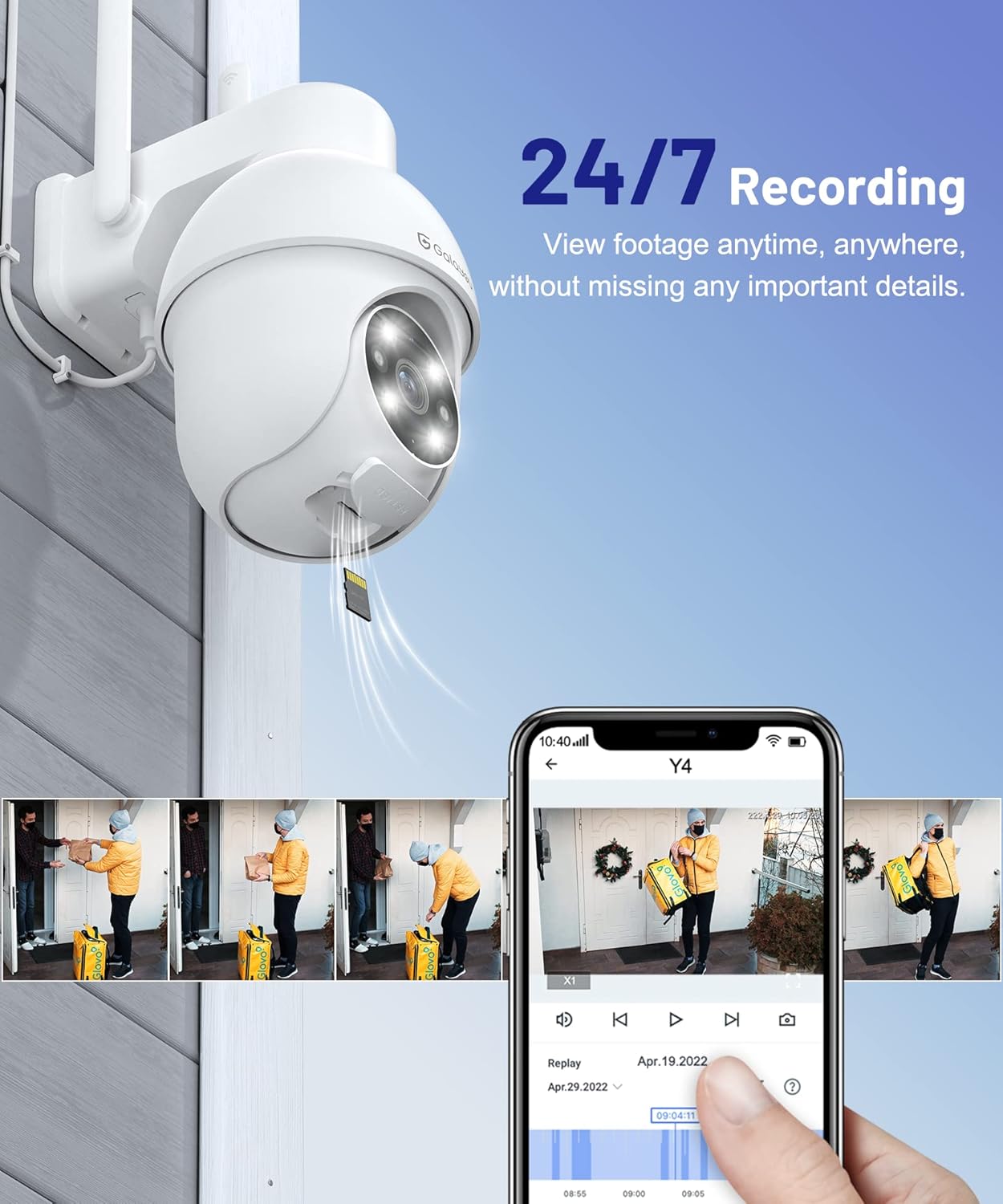 Thumbnail 6 de GALAYOU Y4 2K Outdoor Security Camera