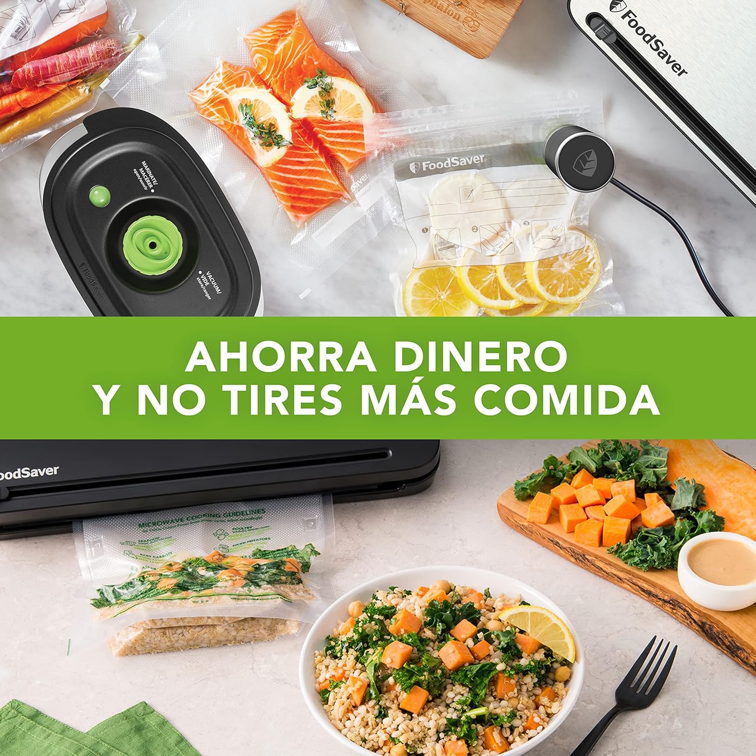 Thumbnail 7 de FoodSaver FFS005X Máquina de vacío con accesorios y almacenamiento 🥩