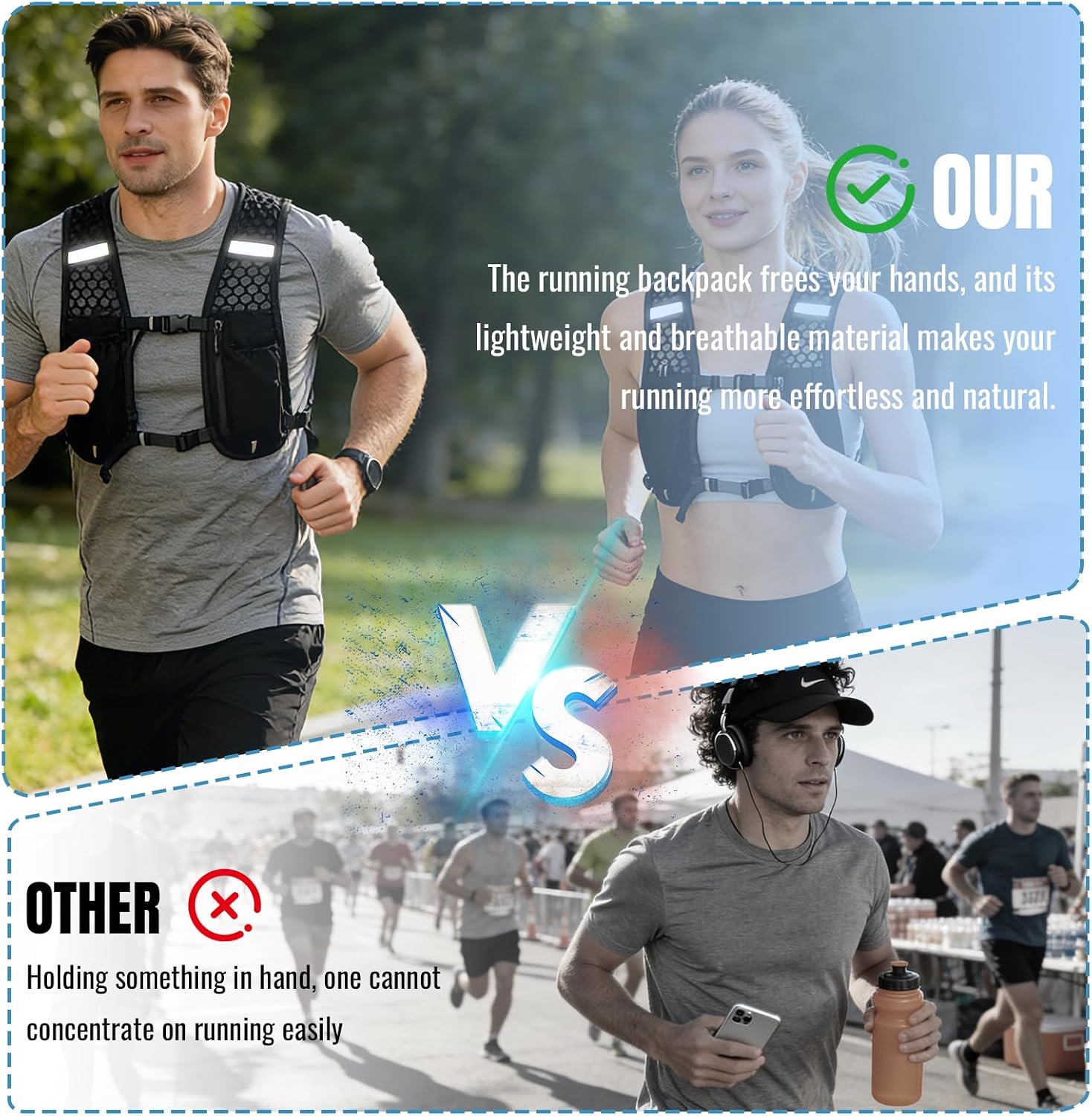Thumbnail 4 de Lightweight Running Hydration Vest 1L