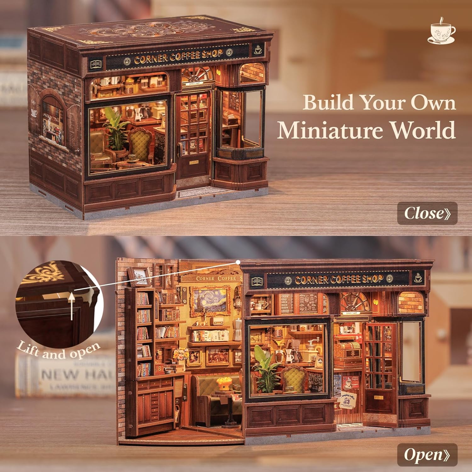 Thumbnail 3 de Fsolis Book Nook Kit for Adults