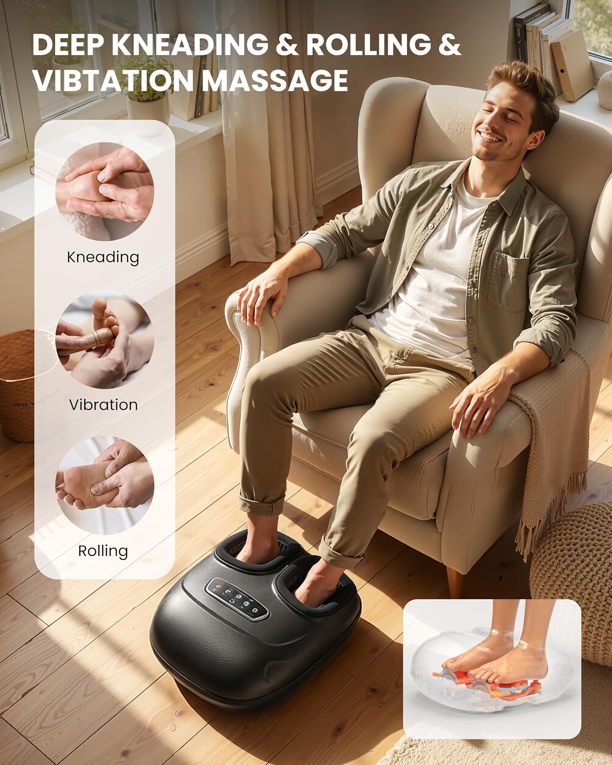 Thumbnail 6 de CILI FSA Eligible HSA Shiatsu Foot Massager ⚙