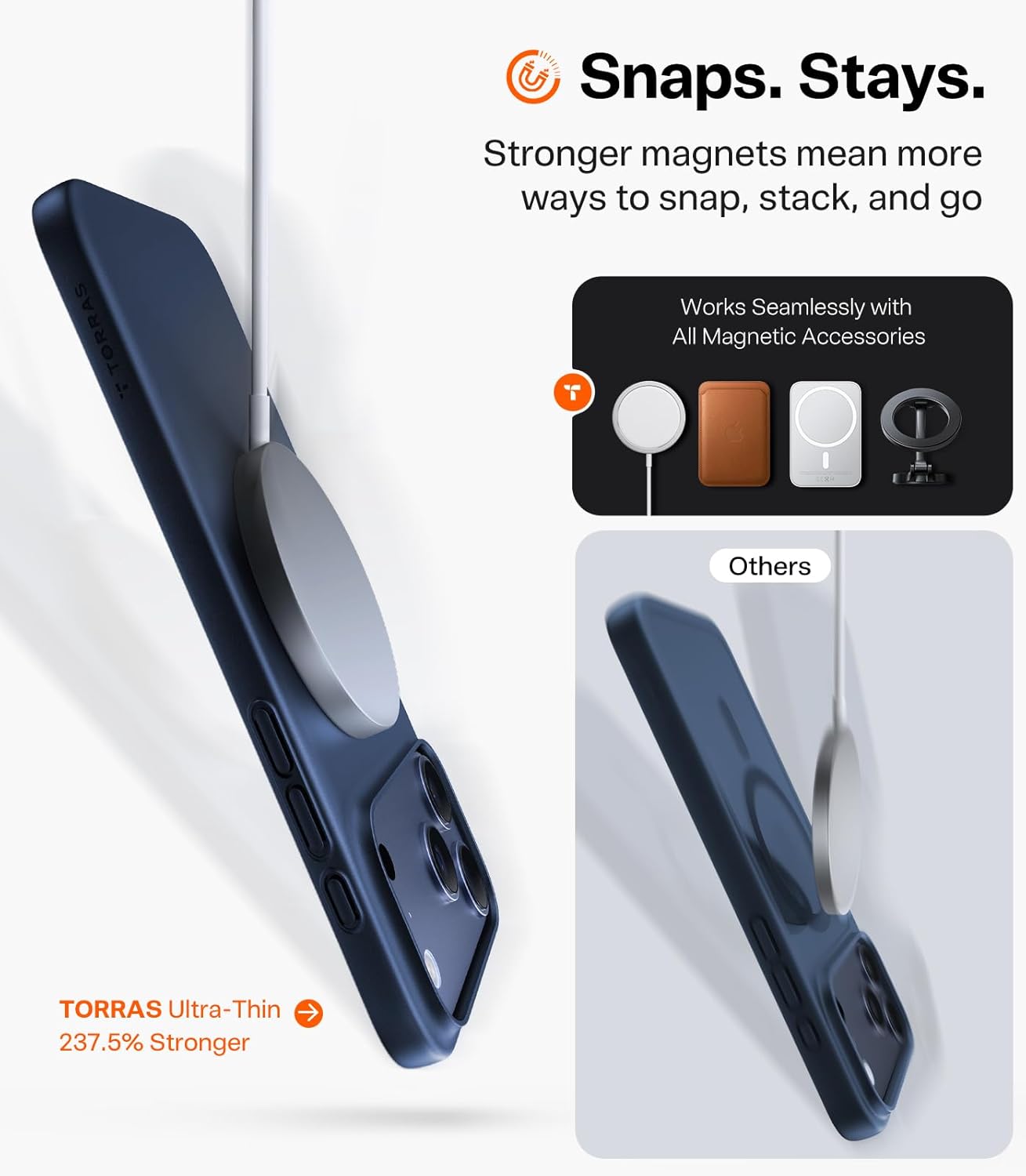 Thumbnail 2 de TORRAS Magnetic Slim Fit iPhone 17 Pro 6.3" case