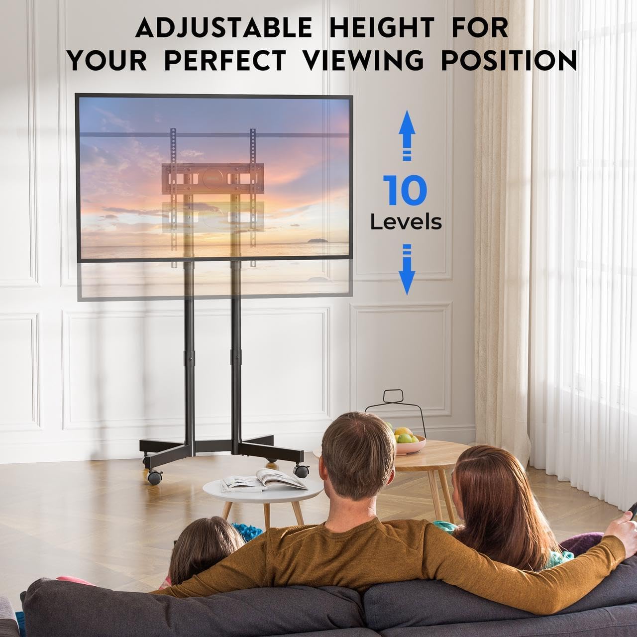Detalle de BONTEC Soporte de pie para TV 32–70" 50 kg
