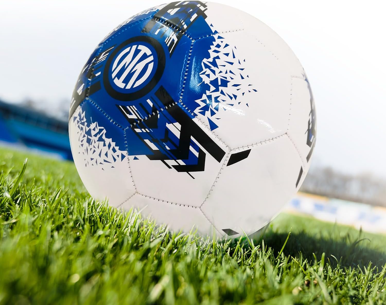 Thumbnail 5 de Mondo Toys 13404 pallone da calcio cucito INTER, misura 5 (300 g) bianco/blu/nero