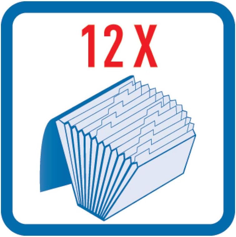 Thumbnail 3 de herlitz easy orga to go Fächermappe mit 12 dehnbaren Fächern, blau