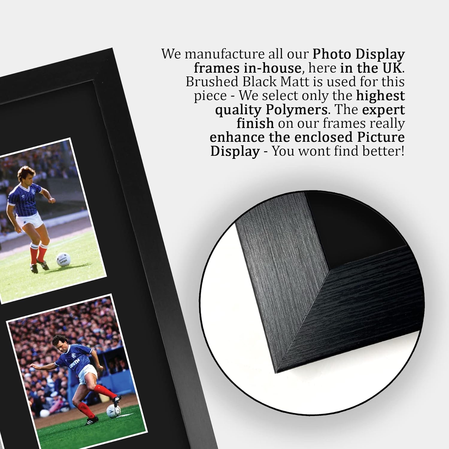 Thumbnail 5 de HWC Trading FR A3 Davie Cooper Rangers framed autograph picture (A3)