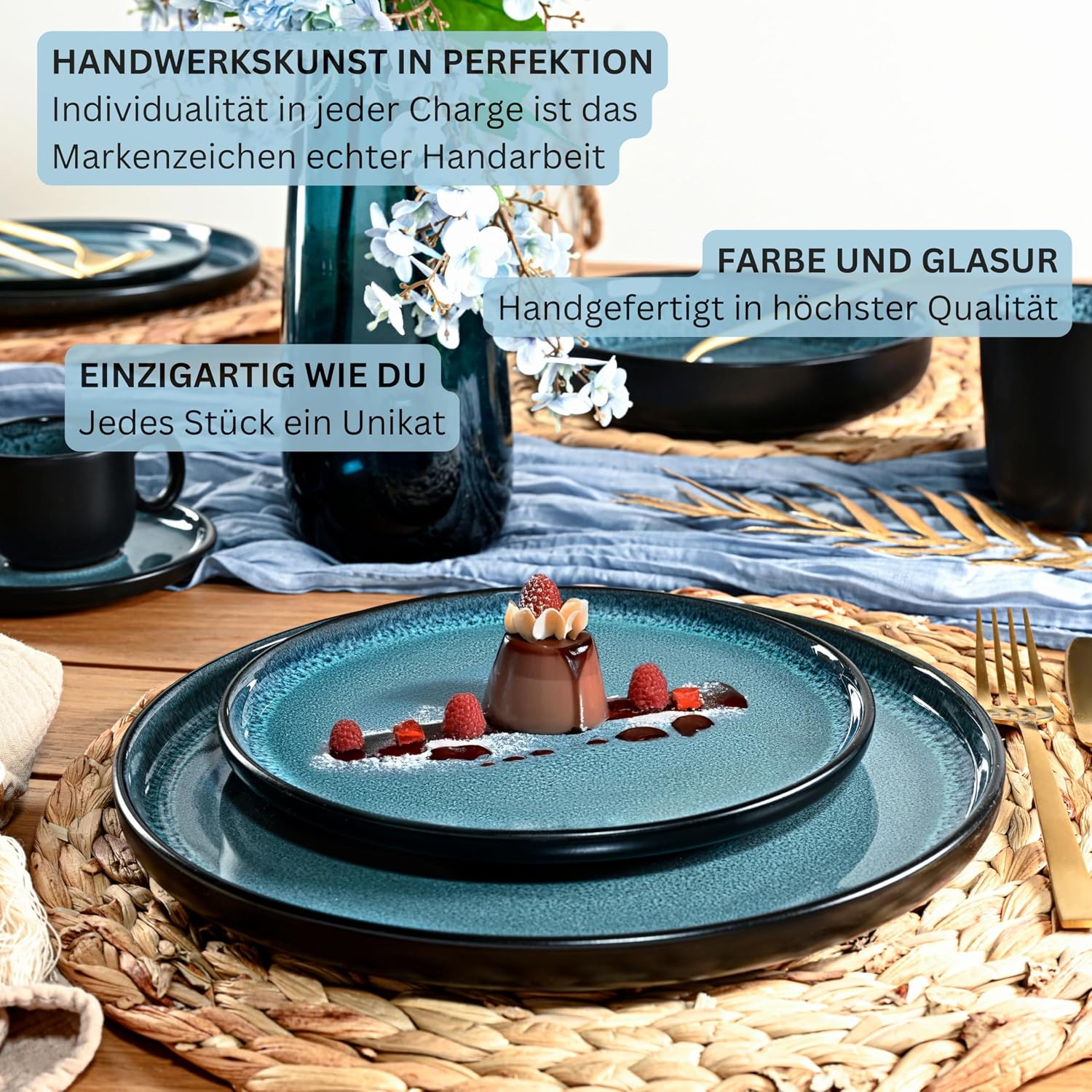 Thumbnail 4 de SÄNGER Vigo Dessertteller 6er Set Blau