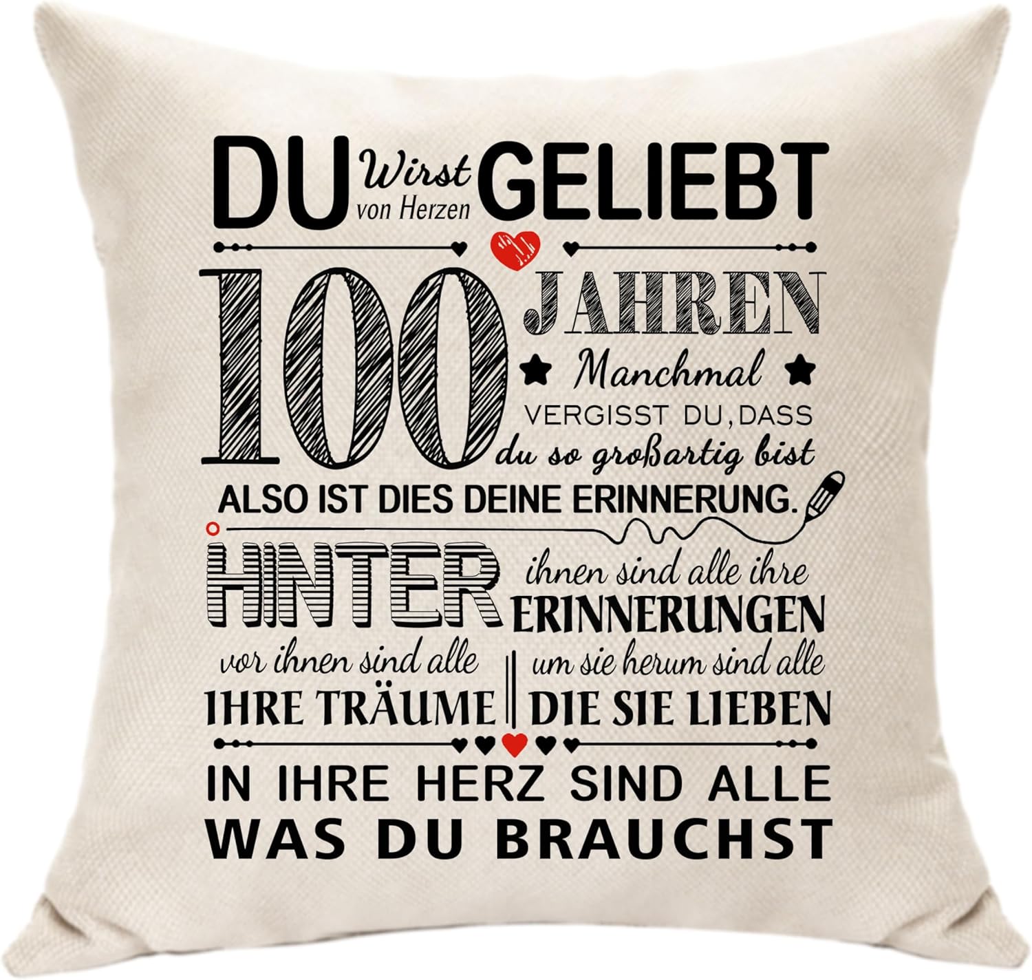 Thumbnail 4 de 35. Geburtstag Geschenkidee: Kissenbezug als Erinnerungsdeko – Für Frauen & Männer
