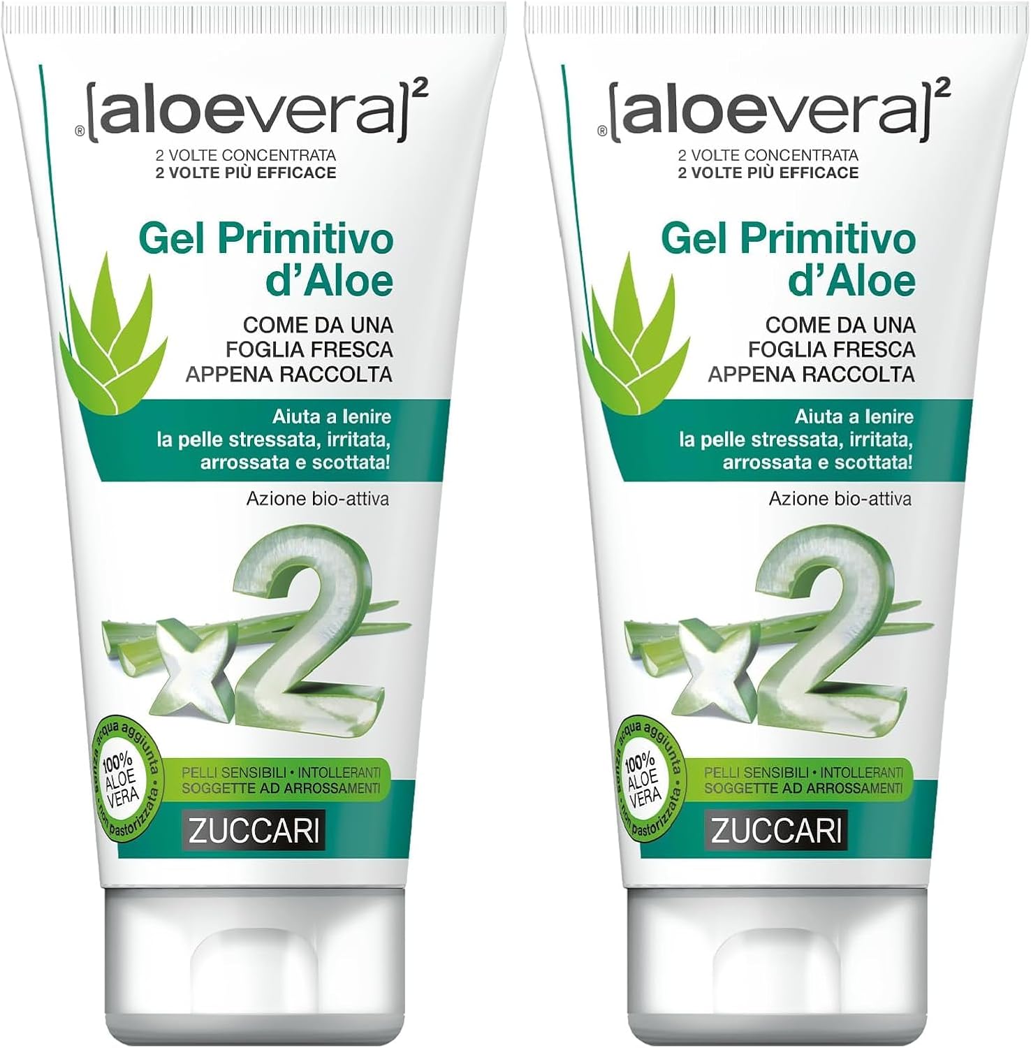 Thumbnail 1 de ZUCCARI ALOEVERA² Gel Primitivo d'Aloe, 150 ml – Gel puro non pastorizzato per pelli sensibili