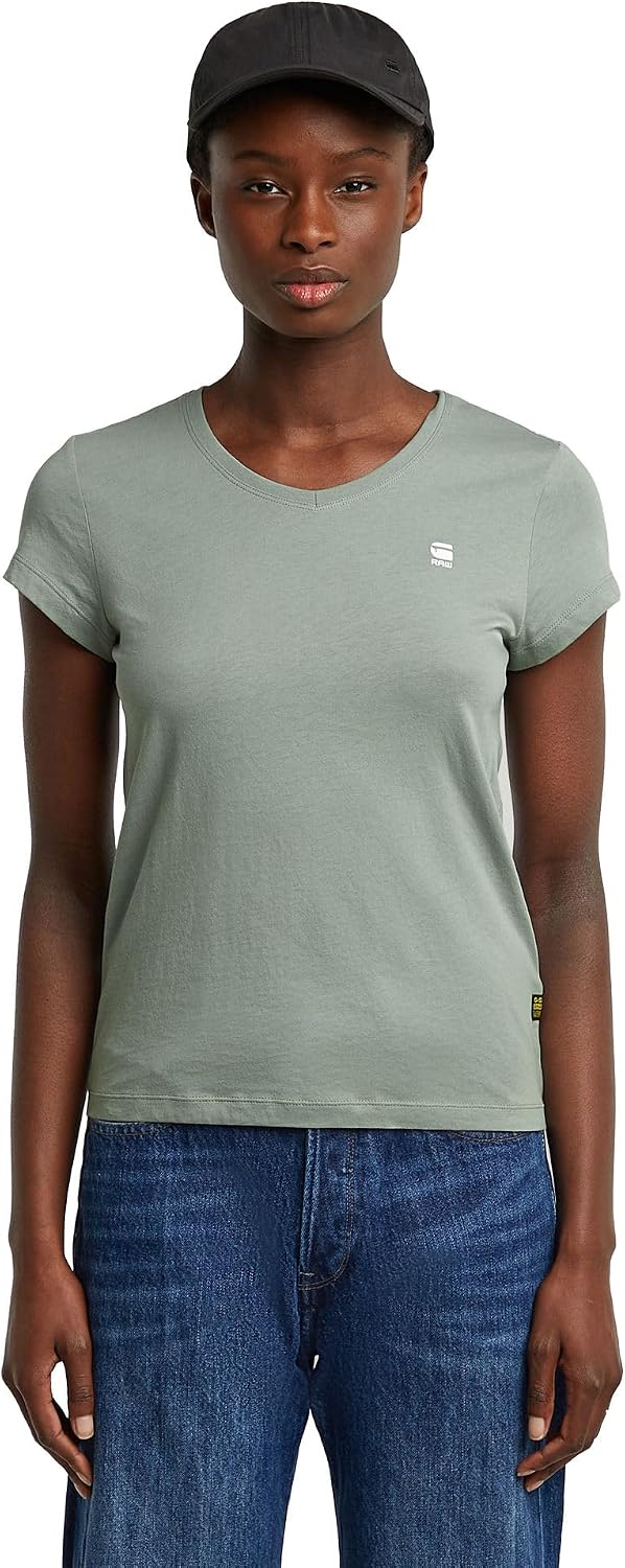 Detalle de G-STAR Women’s Moto Slim U-Neck Top