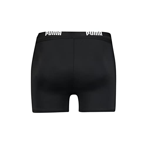 Detalle de PUMA Swim Trunk Logo Homme – Noir, taille M