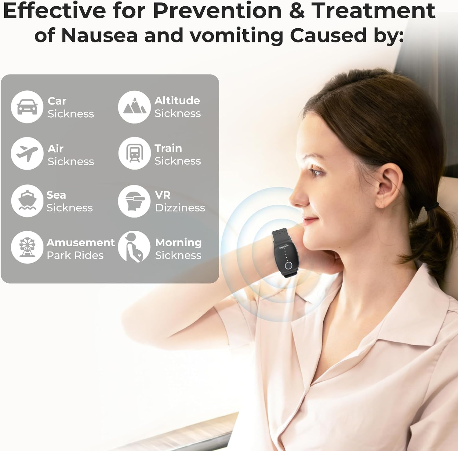 Thumbnail 3 de EmeTerm Explore Active FDA-Cleared Anti-Nausea Wristband