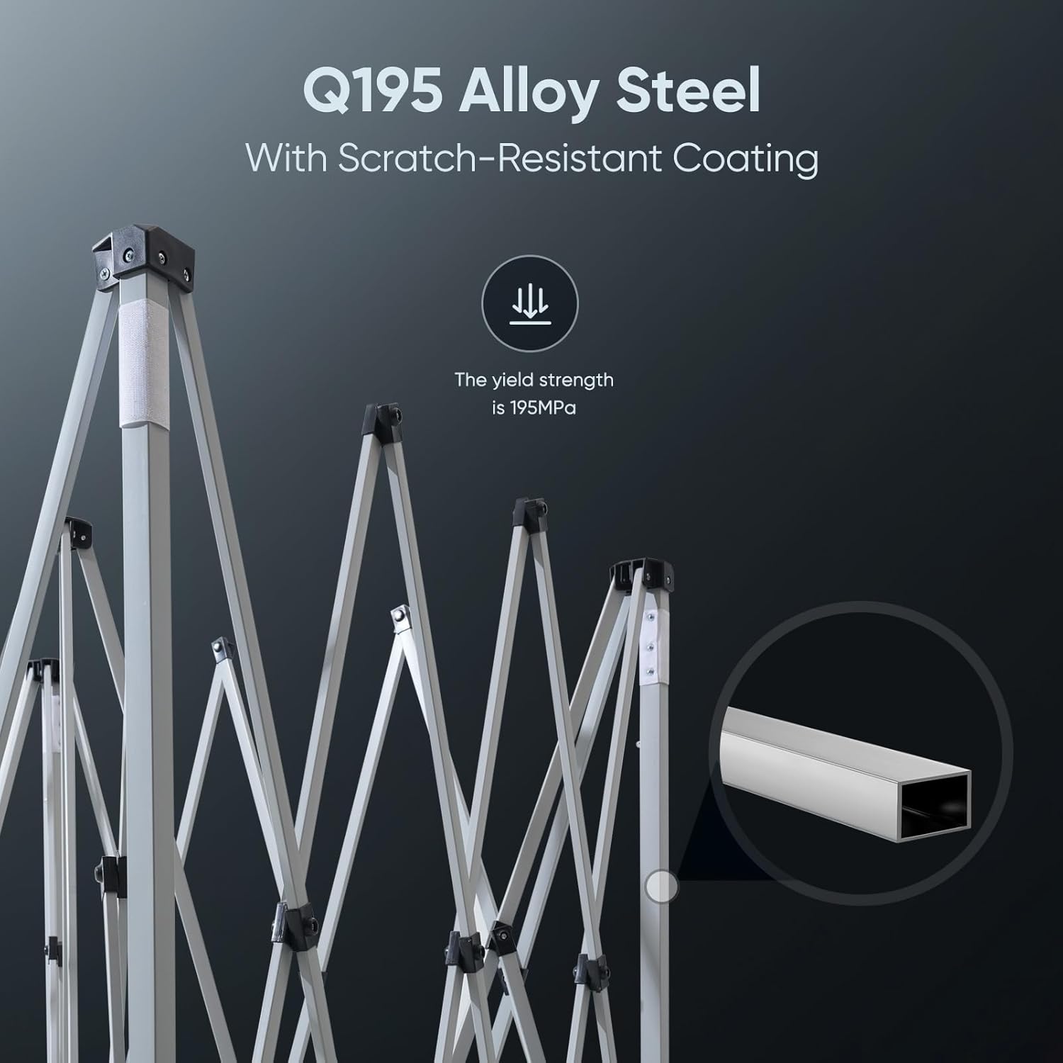 Thumbnail 6 de Quictent Pop Up Canopy 2x2m Portable Waterproof Gazebo