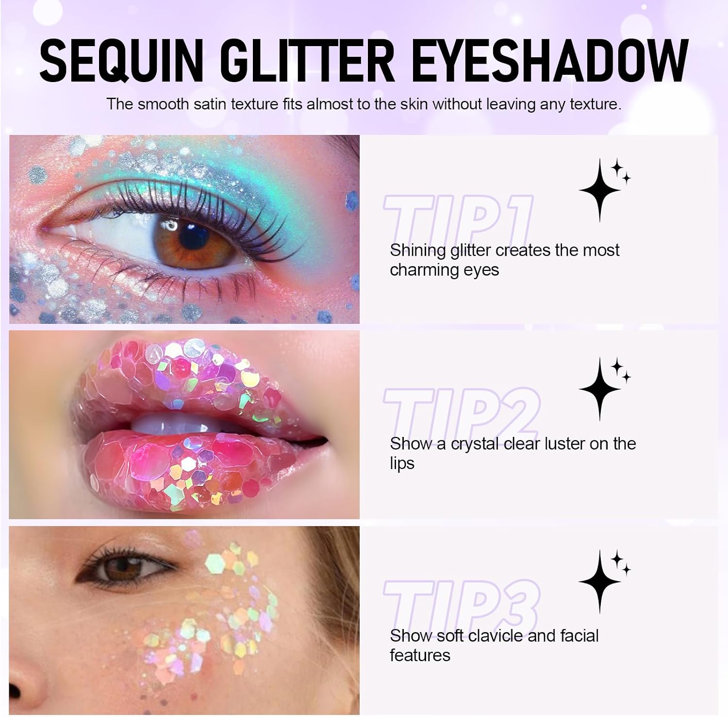 Thumbnail 1 de Glitzer Gesicht Body Glitter Gel 50 ml – Mermaid Glam für Festival, Karneval und Partys
