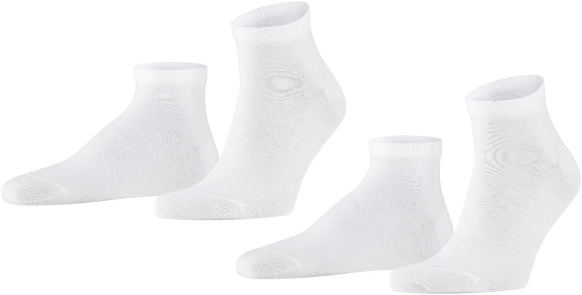Detalle de FALKE Herren Happy 2-Pack Sneakersocken – atmungsaktive Baumwolle, verstärkt, Allrounder, kurz, 2 Paar