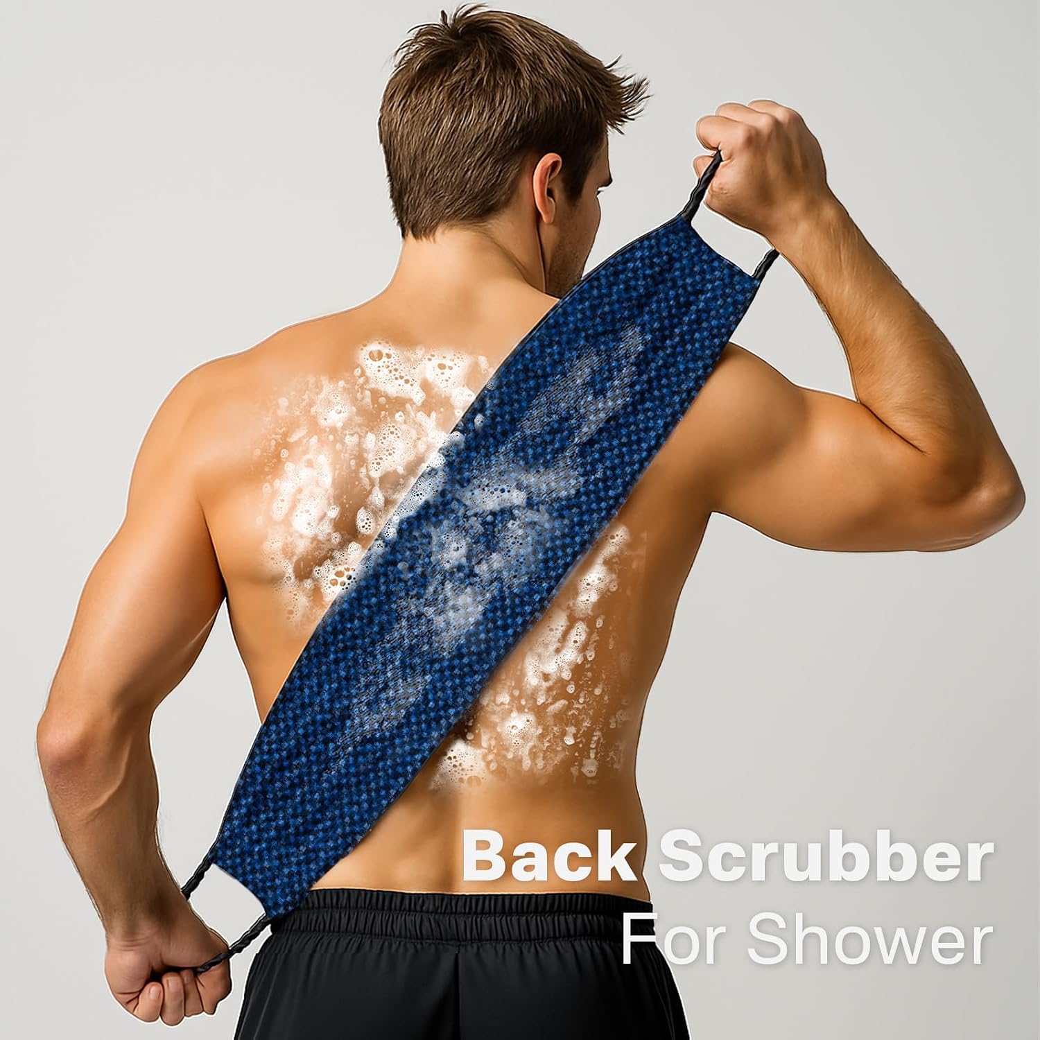 Detalle de Yiclick Dual-Textured Exfoliating Washcloth Towel with Polyester and Microfiber