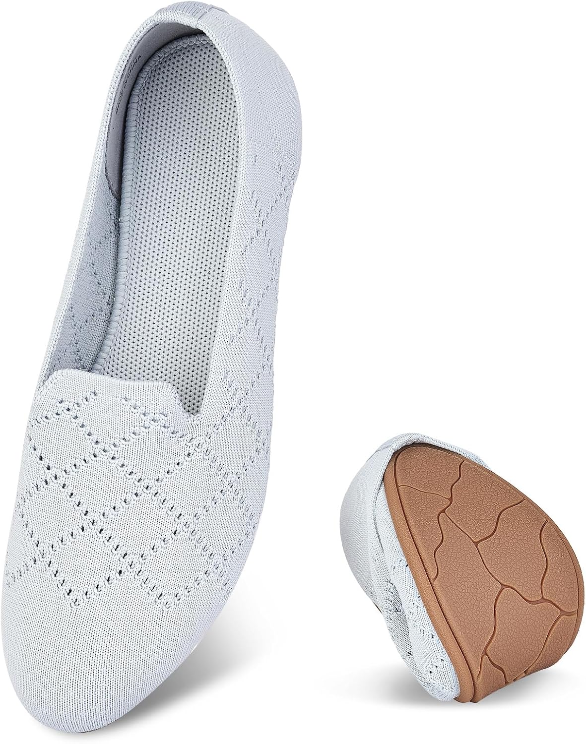 Detalle de Puxowe Bequeme Ballerinas Memory-Foam