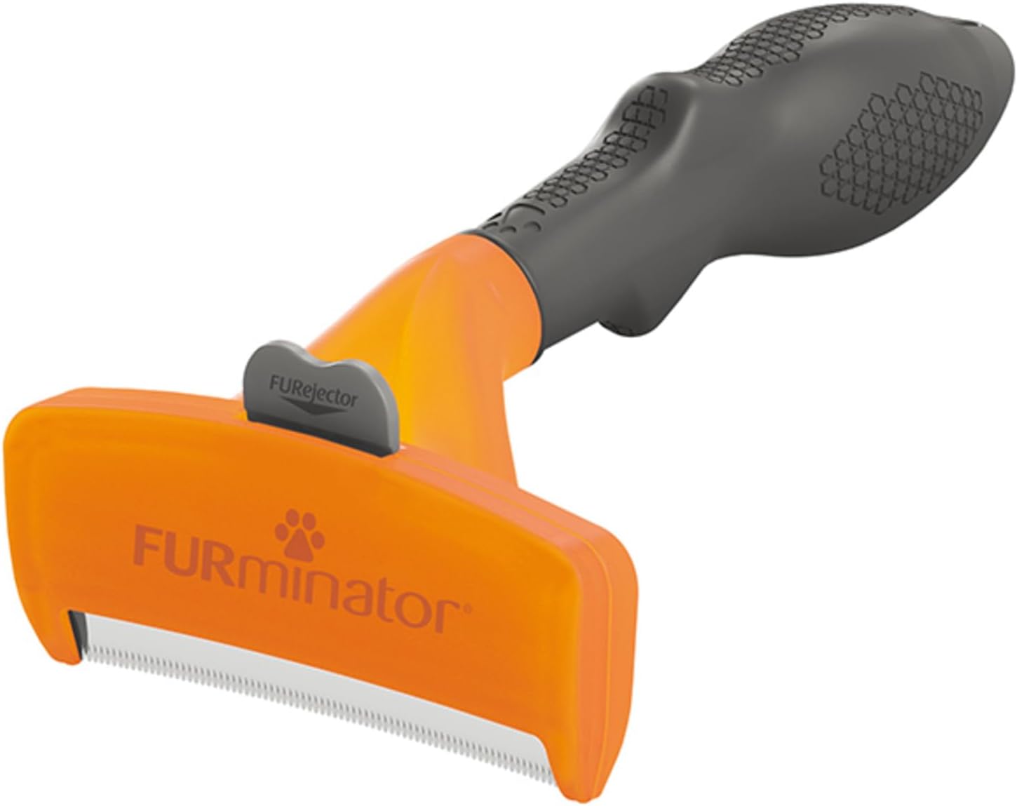 Detalle de FURminator 大型犬L 長毛種用アンダーコートブラシ ステンレス歯・ワンプッシュ毛除去