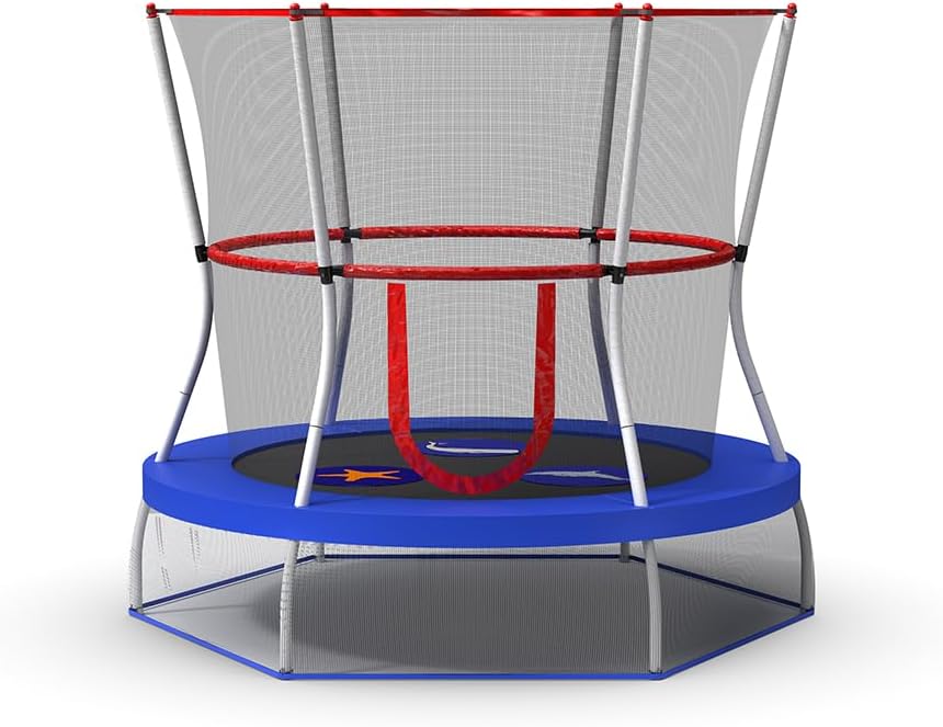 Skywalker Trampolines Mini Trampoline with Enclosure Net (for Kids 3–7)