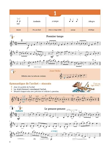 Detalle 2 de Je Joue du Violon ! Volume 2 – Méthode Violon Intermédiaire, De Haske