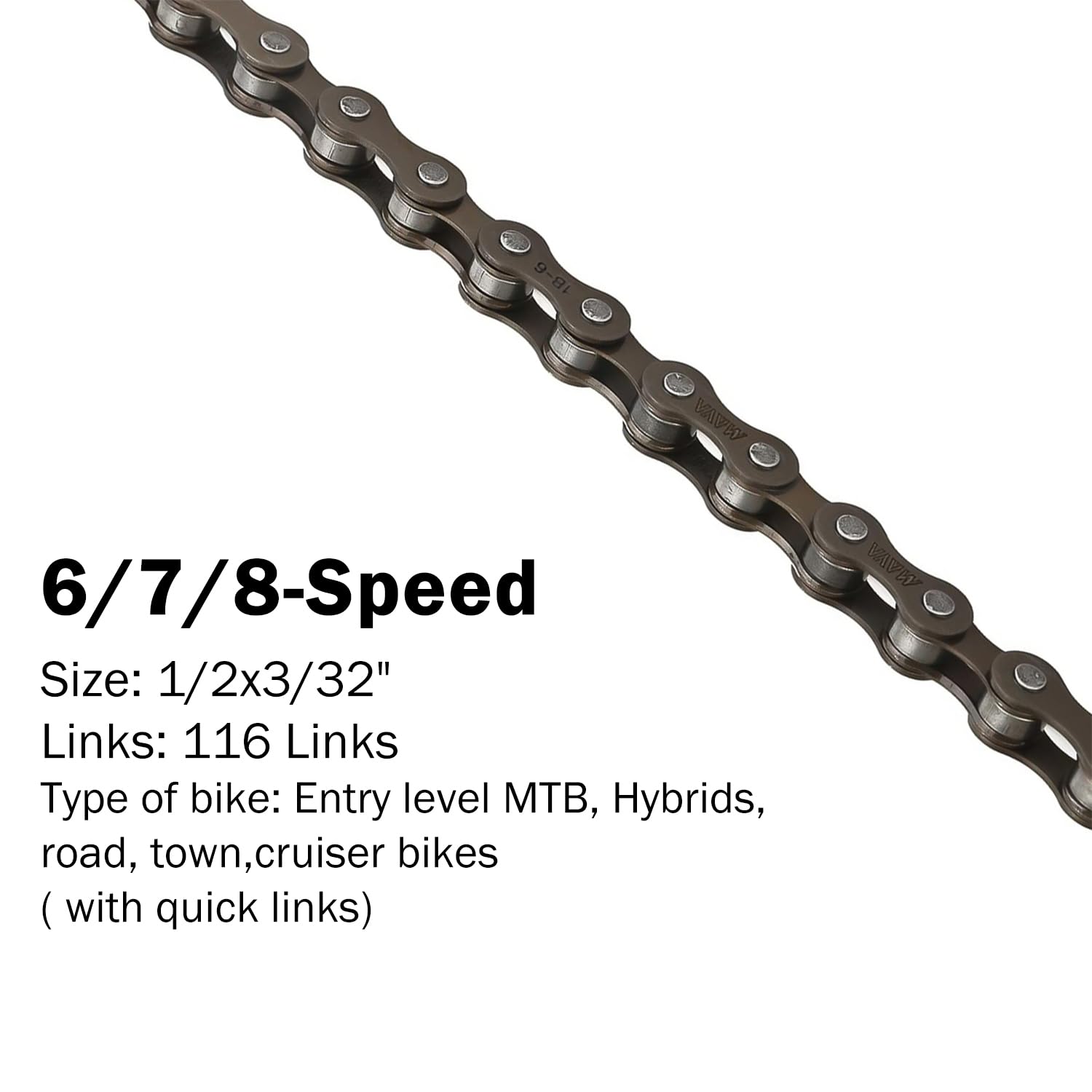 Thumbnail 2 de Hycline 6/7/8-Speed Bike Chain