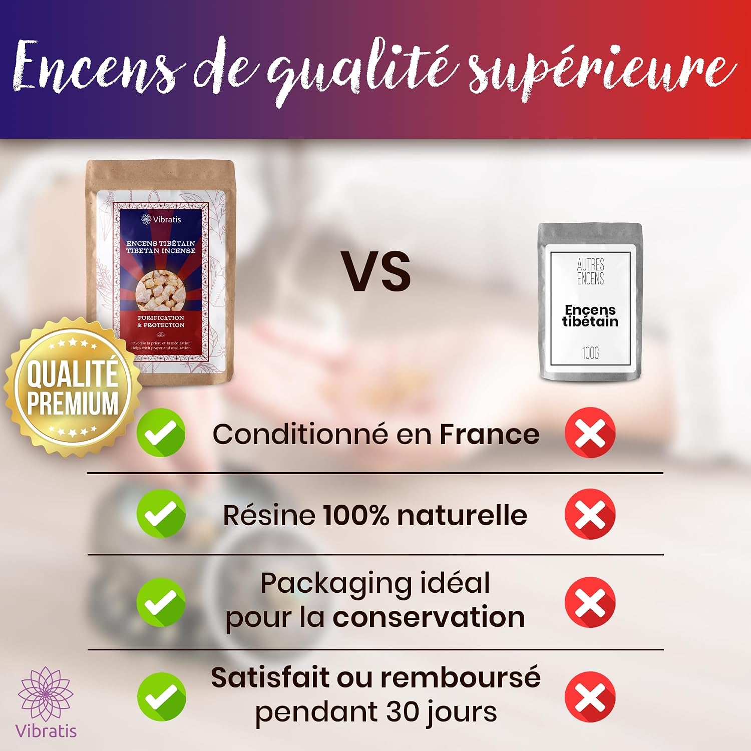 Thumbnail 5 de Encens tibétain 250 g pour la purification ⚰