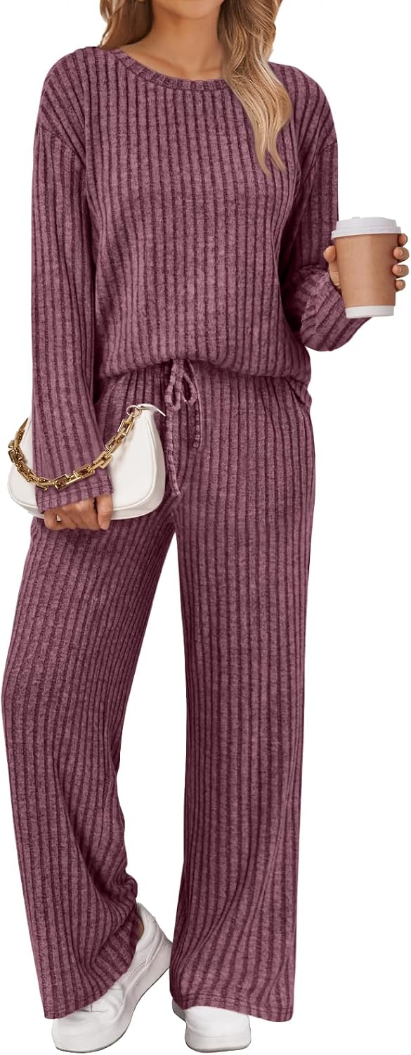 Thumbnail 5 de LILLUSORY Womens Lounge Set ribbed 2-piece