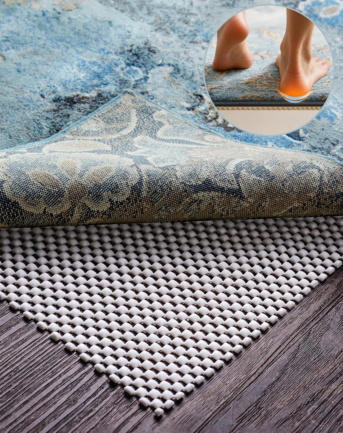 Thumbnail 6 de Veken Rug Pad Gripper 8x10 ft
