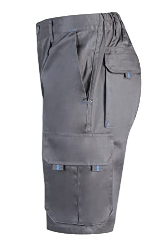 Thumbnail 2 de VELILLA 103007 Bermudas Bicolor Multibolsillos (Gris y Celeste) – Talla 50