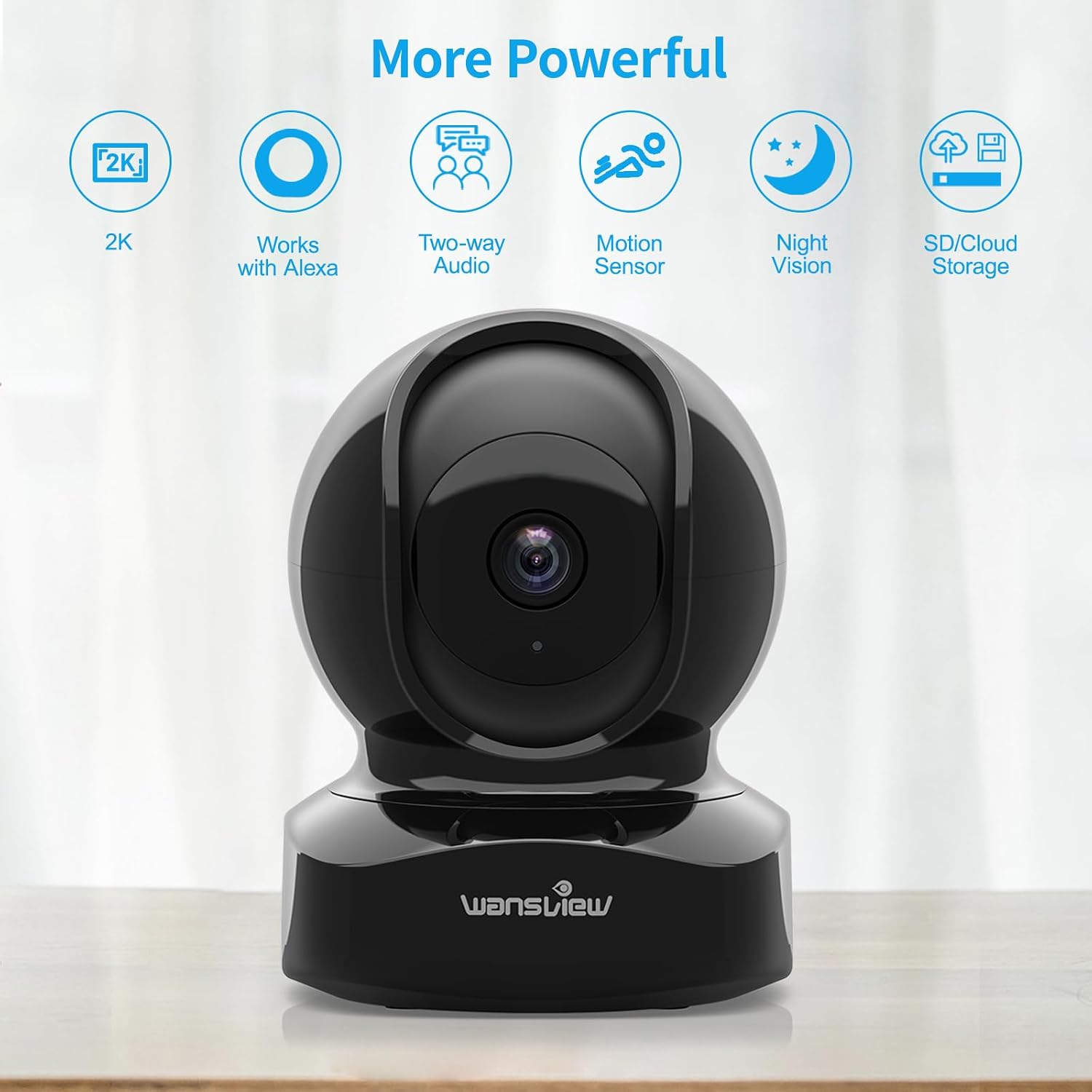 Detalle 2 de Wansview IP Camera 1080P — WiFi Indoor Camera