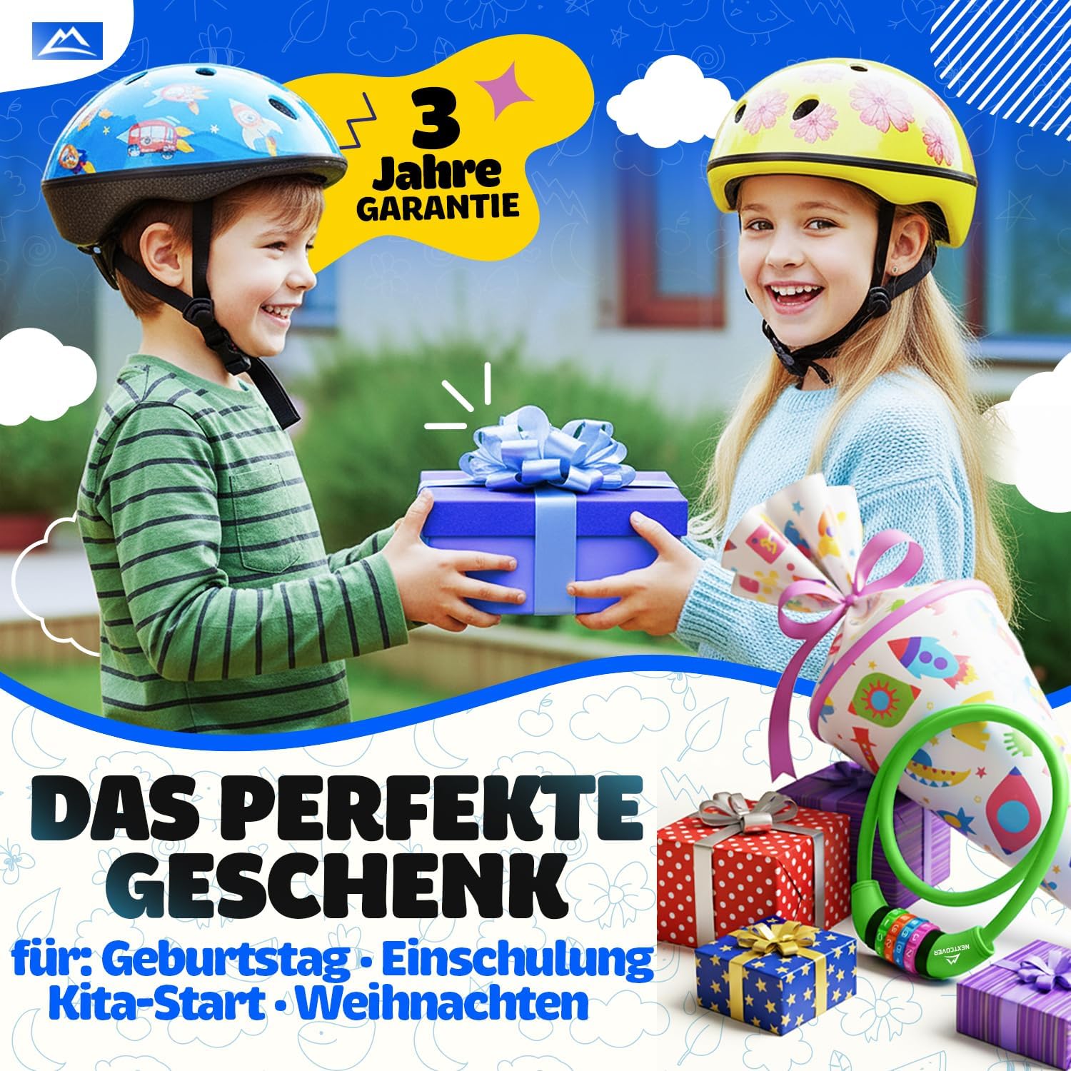 Thumbnail 6 de Nextcover Fahrradschloss Kinder mit 4-stelligem Zahlencode
