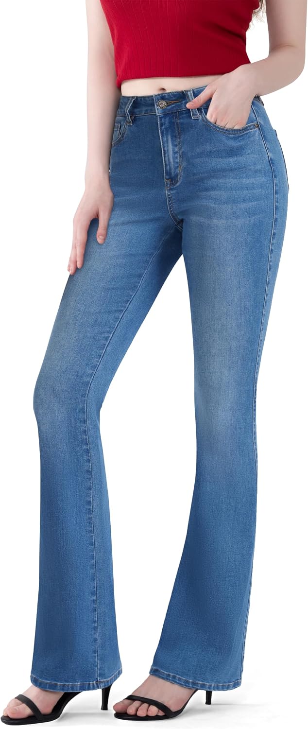 Detalle 2 de FLYING BANANA Women's Denim Bootcut Jeans