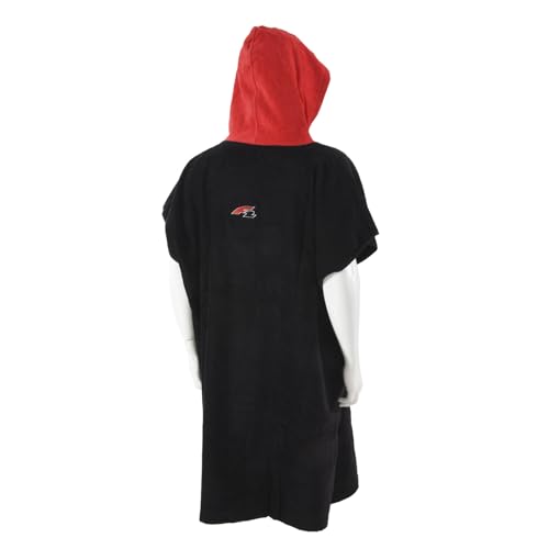 Thumbnail 3 de F2 Surf- und Badeponcho aus Frottee, L/XL, 100 % Baumwolle, Schwarz