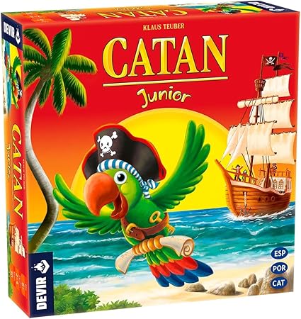 Detalle de Devir Catan Junior Juego de Mesa Infantil para Familias 🏝